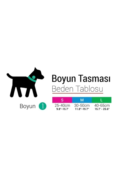 Tailpetz Paisley M Küçük-orta Irk Köpek Boyun Tasması (boyun 30 Cm X 50 Cm) - Resim 3