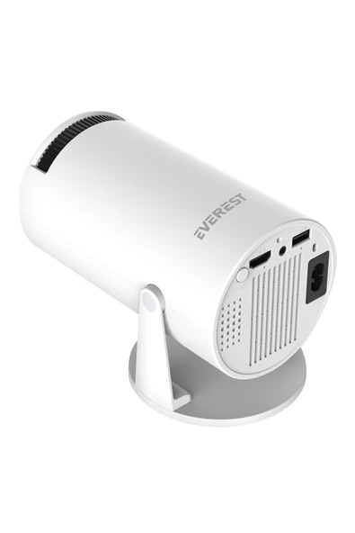 EVEREST Mini Taşınabilir PJ10 6500 Lümen HD Android Projeksiyon Cihazı - Resim 5