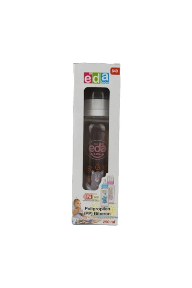 ÖZ EDA EDA BABY PP BİBERON PET 250 ML 6 ADET ÇEŞİTLİ RENKLER 1-3 YAŞ ÇOCUKLAR İÇİN UYGUNDUR - 3