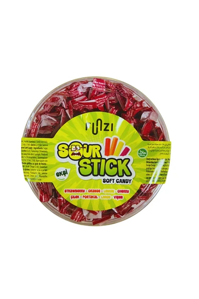 FUNZİ FUNZİ EKŞİ ÇUBUK YUMİYUM MEVYE AROMALI ŞEKER PORTAKALLI 120 ADET