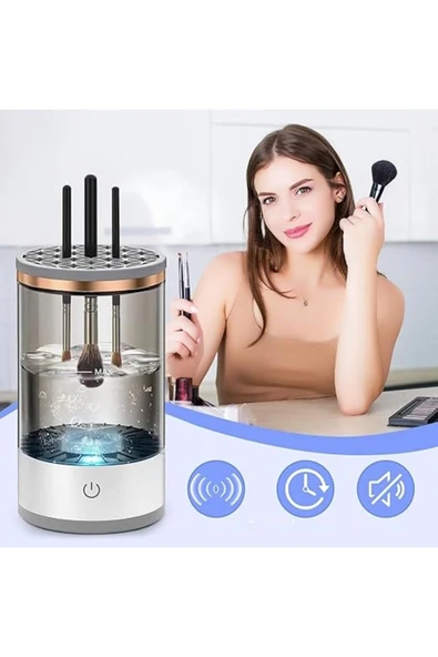 POLOSMART Makyaj Fırçası Temizleme Cihazı – Hijyenik ve Profesyonel Makyaj Deneyiminin Vazgeçilmezi! - 2