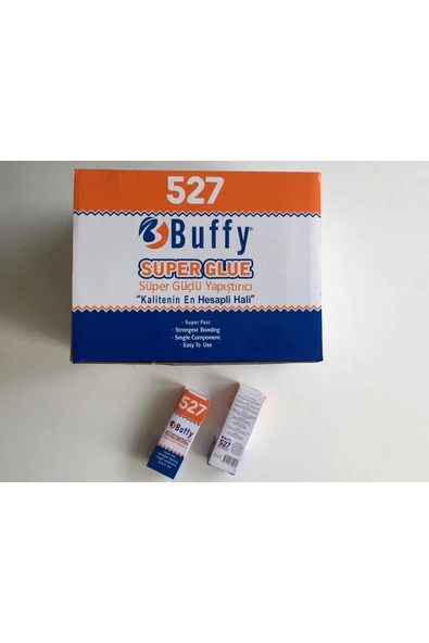 BUFFY 527 Japon Yapıştırıcı Ürün 20 Gr. SÜPER Hızlı yapıştırıcı.-1 ADET 20 GR - 1