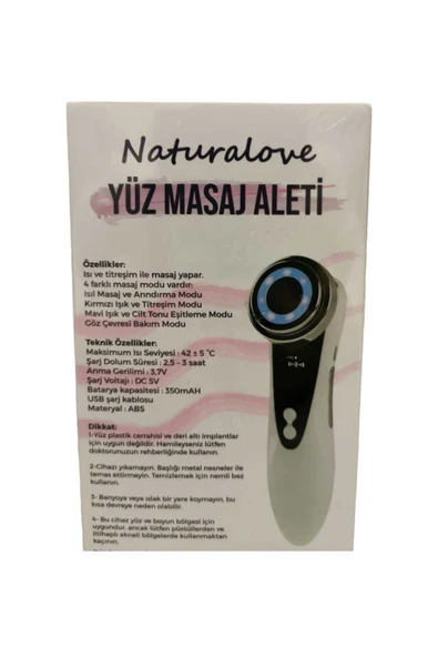 NATURALOVE Usb Girişli Yüz Masaj Aleti Bm831 - 4