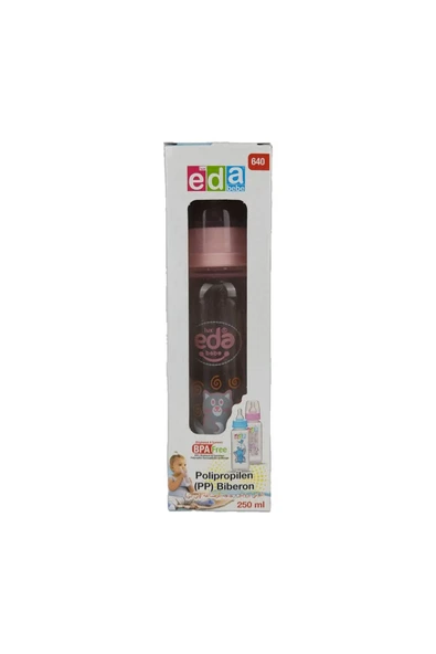 ÖZ EDA EDA BABY PP BİBERON PET 250 ML 6 ADET ÇEŞİTLİ RENKLER 1-3 YAŞ ÇOCUKLAR İÇİN UYGUNDUR - 2
