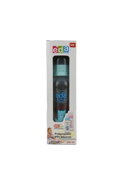 ÖZ EDA EDA BABY PP BİBERON PET 250 ML 6 ADET ÇEŞİTLİ RENKLER 1-3 YAŞ ÇOCUKLAR İÇİN UYGUNDUR - 4