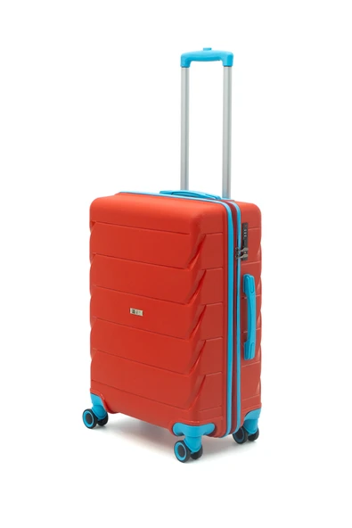 Copella Polipropilen & Kırılmaz 2'li Valiz Seti Büyük & Orta - Kırmızı - Resim 2