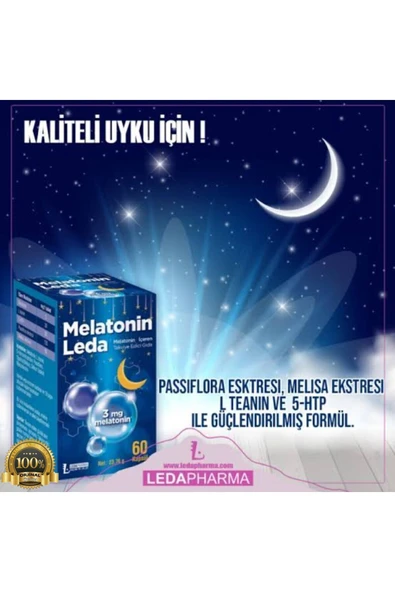 LEDAPHARMA Melatonin Leda Complex 60 Kapsül - 2