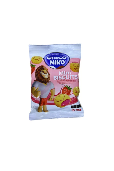 CHİCO MİKO MİNİ BİSCUİTS ÇİLEKLİ 24 ADET - 2