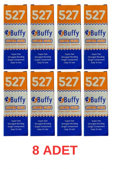 BUFFY 527 Yapıştırıcı Japon Yapıştırıcı 20gr 8 ADET - 1