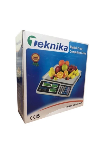 TEKNİKA 2 Gr-40 Kg Dijital Elektronik Şarjlı Terazi Bakal Market Terazisi - 2