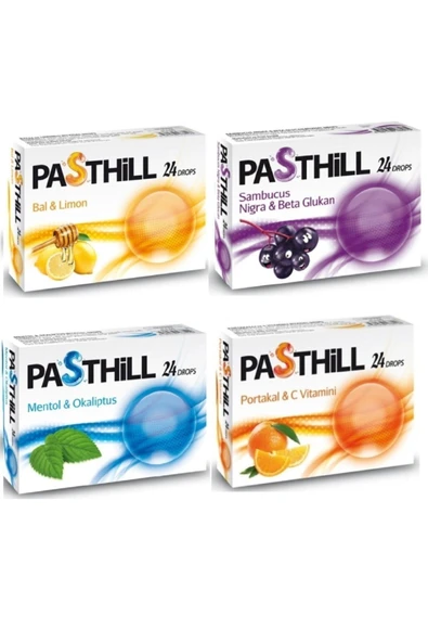 LEDAPHARMA Pasthill Sambucus,portakal,mentol,bal&limon