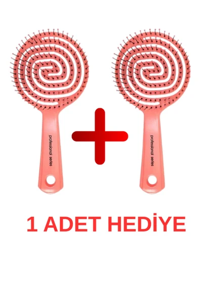SAFİ ZADE 1 ADET HEDİYELİ Professional 3 Boyutlu Açma Tarama Fırçası Esnek Tarak Yumuşak Kolay Açma Tarağı - 1