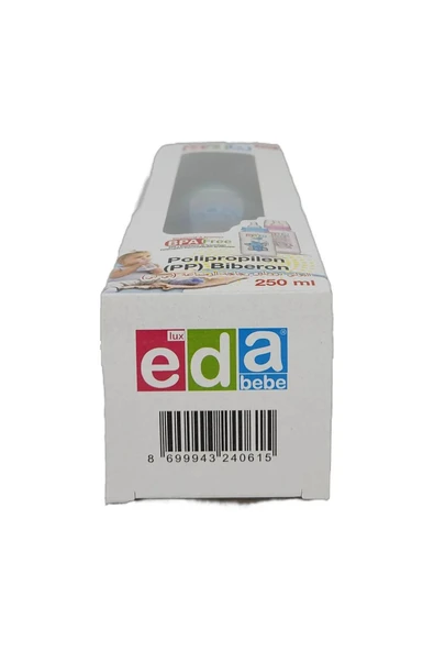 ÖZ EDA EDA BABY PP BİBERON PET 250 ML 6 ADET ÇEŞİTLİ RENKLER 1-3 YAŞ ÇOCUKLAR İÇİN UYGUNDUR - 8