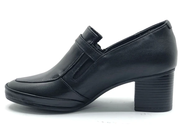 Venüs Bexus Hakiki Deri Comfort Ortopedik Kadın Topuklu Ayakkabı - Resim 7