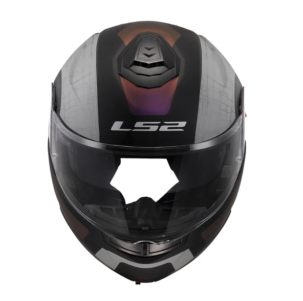 LS2 STROBE 2 ORION M.SİYAH-MOR-MAVİ KASK XXL - Resim 2