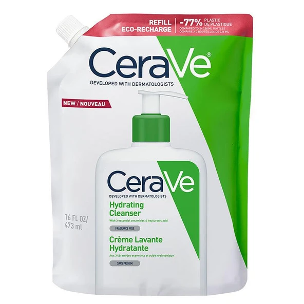 CeraVe Normal Ve Kuru Ciltler İçin Nemlendiren Temizleyici 473 ml - Refill ürün görseli 1