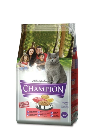 Champion Dana Etli Yetişkin Kedi Maması 15 kg ürün görseli