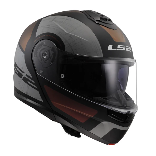 LS2 STROBE 2 ORION M.SİYAH-MOR-MAVİ KASK XXL - Resim 3