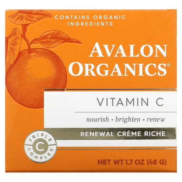 Avalon Organics C Vitaminli Krem 48 gr