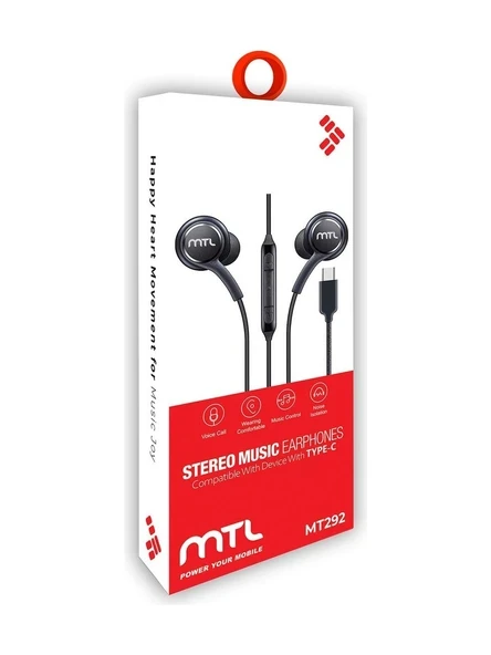 OnePlus Nord 3 Uyumlu Mikrofonlu Stereo Kablolu Kulaklık MT292 - Resim 3