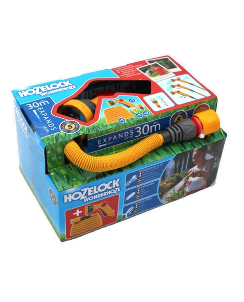 Hozelock 101261H Wonderhoze 30M Uzayan Hor.Set+Sprey Tabanca - Resim 5