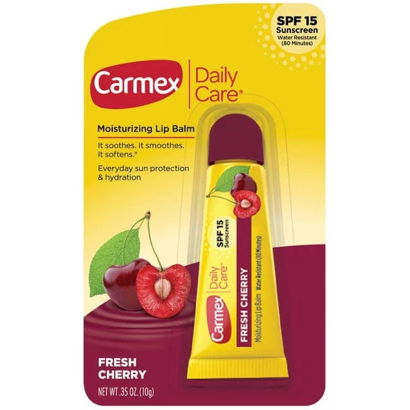 Carmex Lip Balm Fresh Cherry 10gr.Çilekli Dudak Kremi - 1