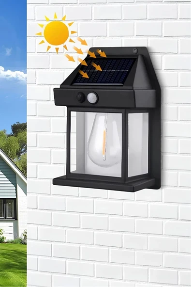 VANCKEY 2024 Model Suya Dayanıklı Hareket Sensörlü Güneş Enerjili Solar Led Dış Mekan Bahçe Lambası - Resim 6