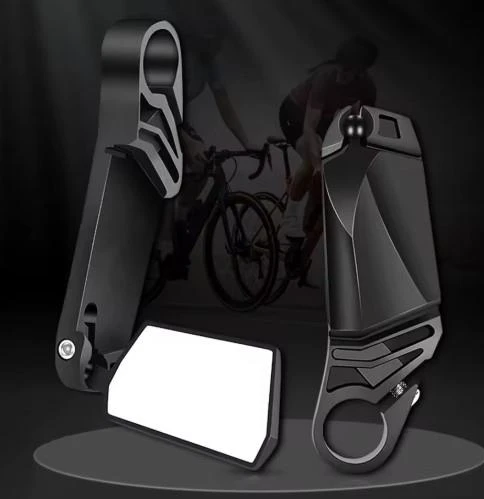 XBYC 419 360°Dönebilir Katlanabilir Dayanıklı Gidon Boynuzlu Bisiklet Dikiz Aynası - Resim 6