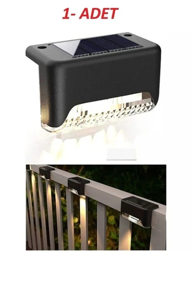 VANCKEY Köşebent Merdiven Veranda Solar Güneş Enerjili Bahçe Led Lamba ürün görseli