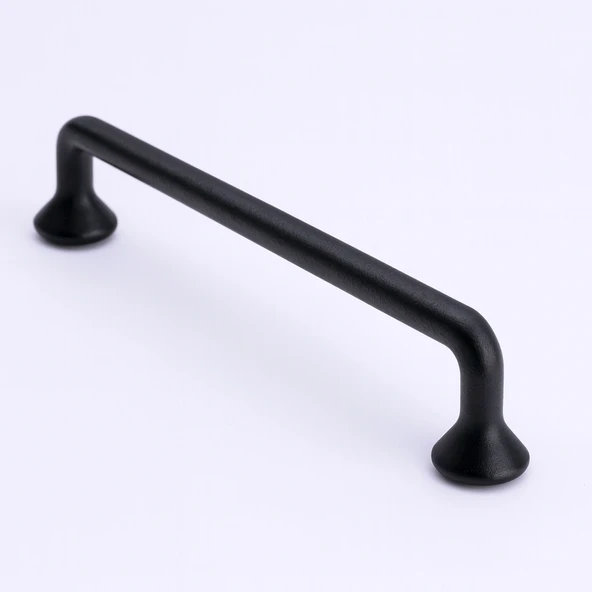 İncir Mat Siyah Metal Kulp 160 mm 16 cm  Mutfak Dolabı Kulbu Kulpu Mobilya Çekmece Dolap Kulpları - Resim 2