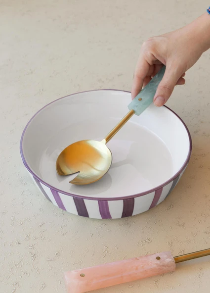 The Mia Joy Salata Kasesi Mor 23x6 cm - Resim 3