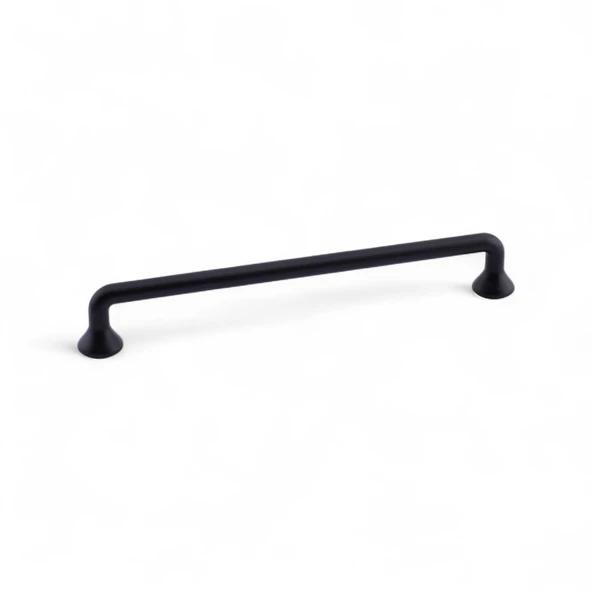 İncir Siyah Metal Kulp ( 160 MM 16 CM ) Kulbu Kulpu Mobilya Çekmece Dolap Kulpları Mutfak Dolabı - Resim 4