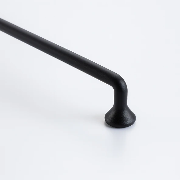 İncir Siyah Metal Kulp ( 160 MM 16 CM ) Kulbu Kulpu Mobilya Çekmece Dolap Kulpları Mutfak Dolabı - Resim 9