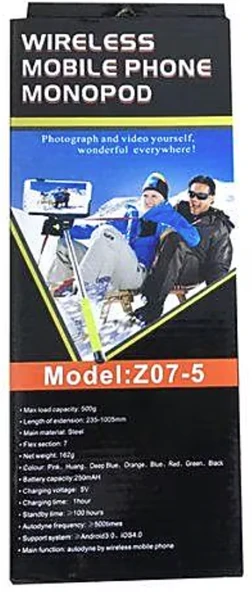 Wıreless Selfi çubugu (Z07-5) ürün görseli