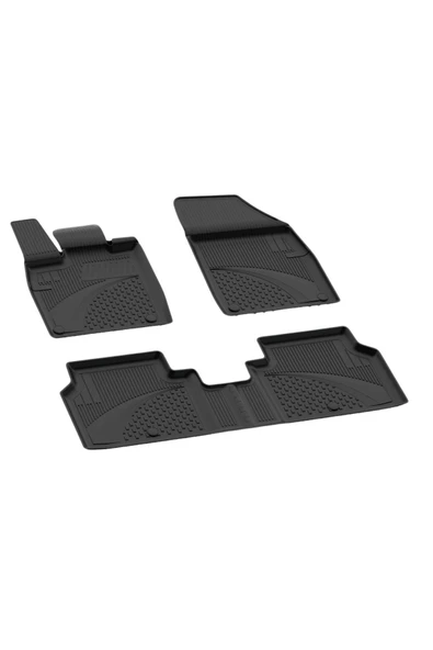 Sahler Volkswagen ID.4 2020 ve Sonrası 4.5D Paspas 3D Rizline Üst  Bagaj HAvuzu - Resim 3