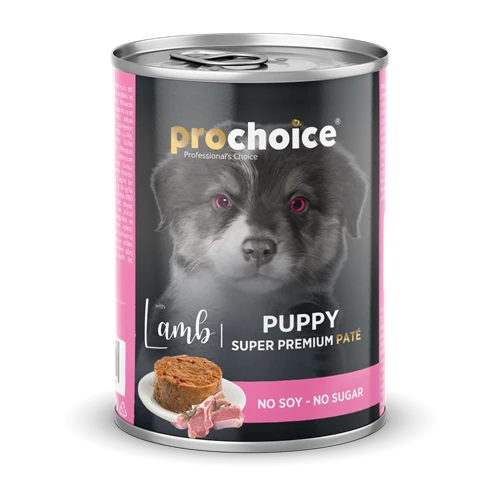 Prochoice Yavru Köpekler İçin, Kuzu Etli Ve Pirinçli Ezme Konserve 12x400 gr - 1