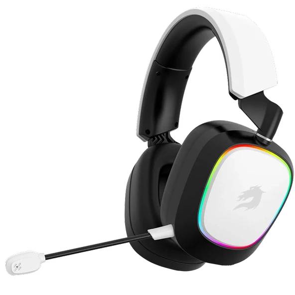 GameBooster WBH23W Nemesis PRO RGB Wireless 2.4G+BT Beyaz Gaming Kulaklık ürün görseli