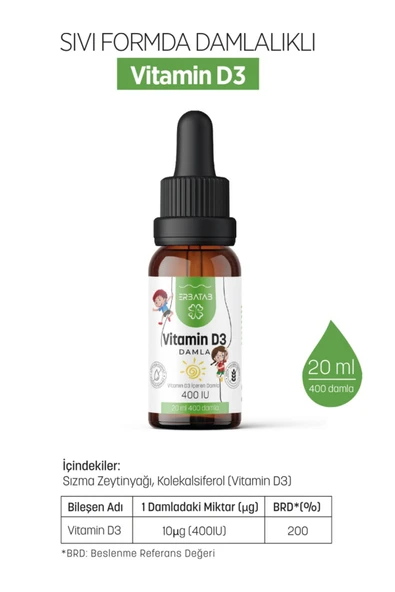Erbatab Okula Dönüş Paketi ( Vitamin D3, Vitamin B12, Alg Yağı Omega-3) - Resim 2