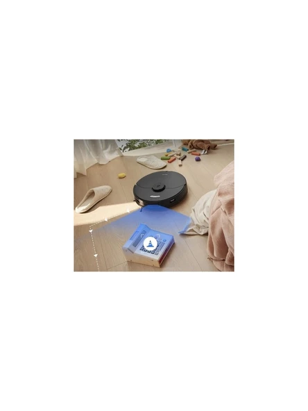 Roborock S7 Max Ultra Çöp İstasyonlu Siyah Akıllı Robot Süpürge - 5