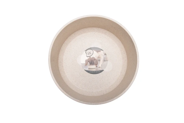 Beeztees DBL Köpek Mama Su Kabı, Bambu, Bej, 21cm, 1430ml - Resim 4