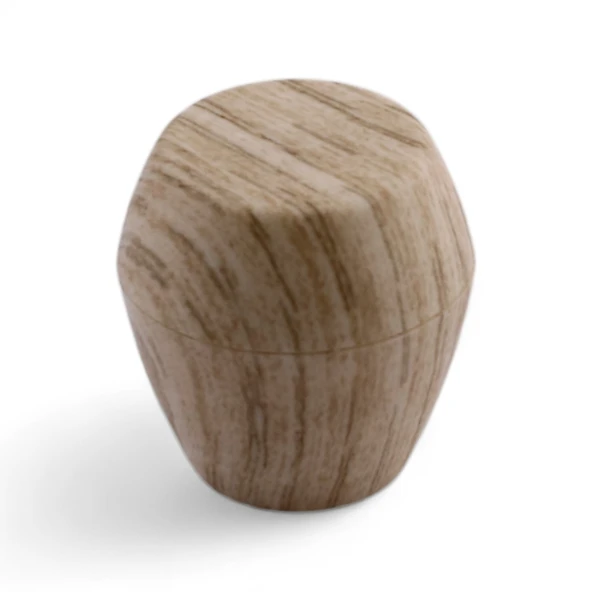 Merkür Düğme Açık Ceviz Renk Mobilya Mutfak Dolap Dolabı Çekmece Kulpu Kulbu Plastik Tek Vidalı Kulp - Resim 8