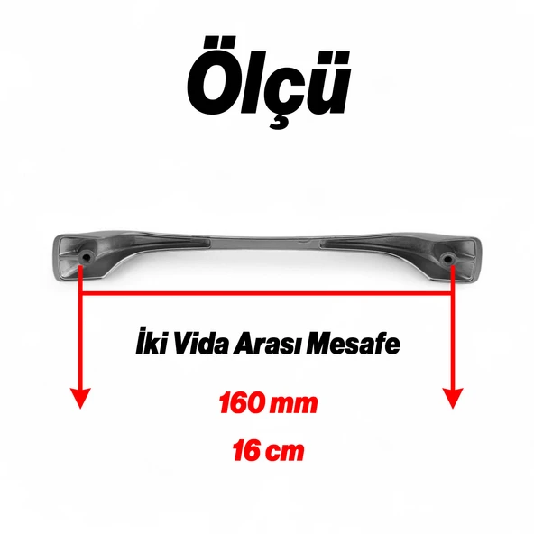 Antik Gümüş Ovit Metal Kulp 160 mm Mobilya Çekmece Mutfak Dolabı Dolap Kapak Kulpları Kulb - Resim 2