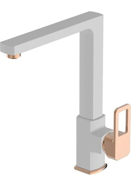 BİEN EVİYE BATARYASI SALVO PLUS COLOURS BEYAZ-ROSE GOLD - 1