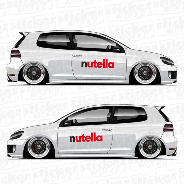 Nutella Kapı Yazı Sticker ürün görseli 1