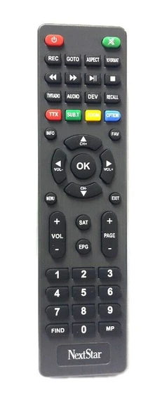 NextStar 5000 HD CX Orjinal Uydu Kumanda ürün görseli