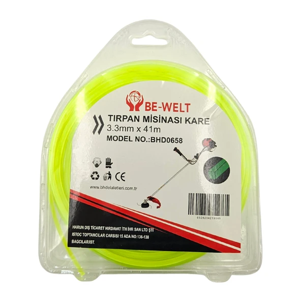 Fixonic B.H.D BHD00658 3.3mm 41m Kare Tırpan Misina ürün görseli