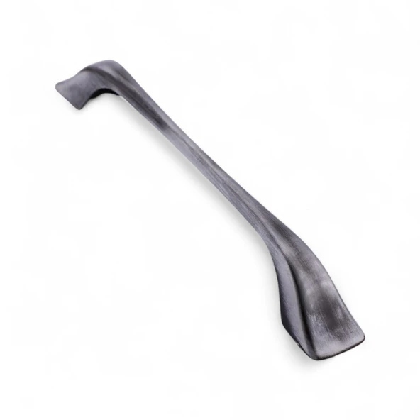 Antik Gümüş Ovit Metal Kulp 160 mm Mobilya Çekmece Mutfak Dolabı Dolap Kapak Kulpları Kulb - Resim 3
