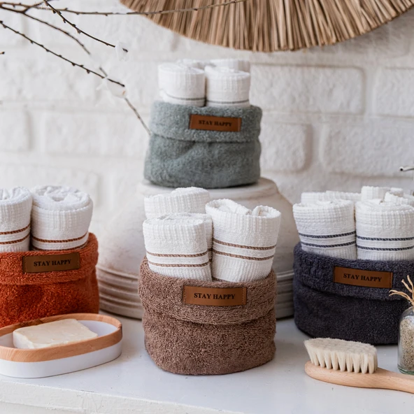 Schafer Home Daily 4 lü Havlu Seti 30x50 Cm-Antrasit - 9