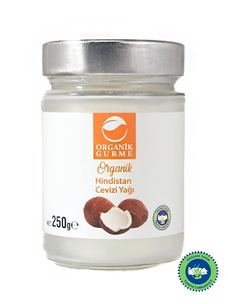 Organi̇k Gurme Organi̇k Hi̇ndi̇stan Cevi̇zi̇ Yağı 250 Gr ürün görseli