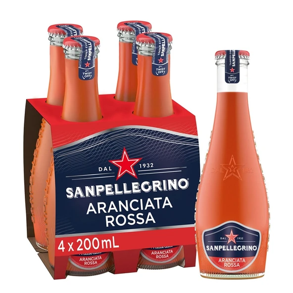 San Pellegrino Aranciata Rossa 200 Ml*4 ürün görseli